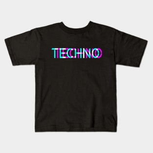 Techno 3 D look Kids T-Shirt